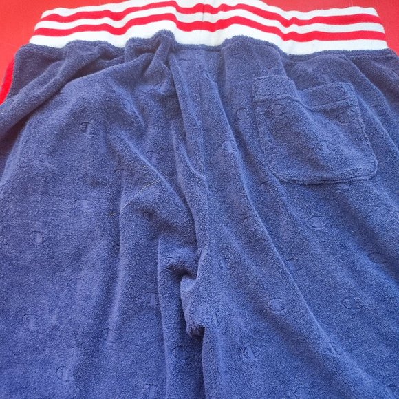 Champion jogger blue with white & red striped women's size L - Picture 4 of 9